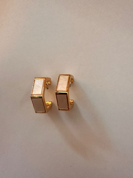 Linear Luxe Mini Hoops