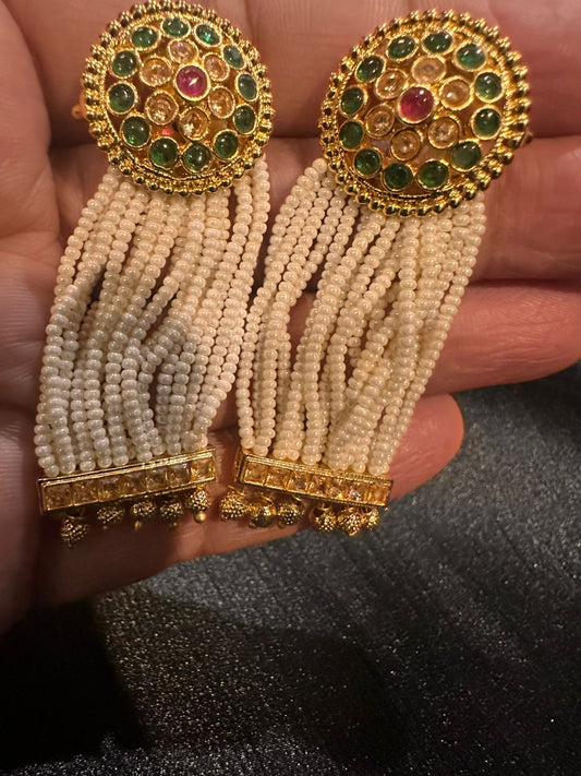 Rajkumari Pearl & Beads Necklace