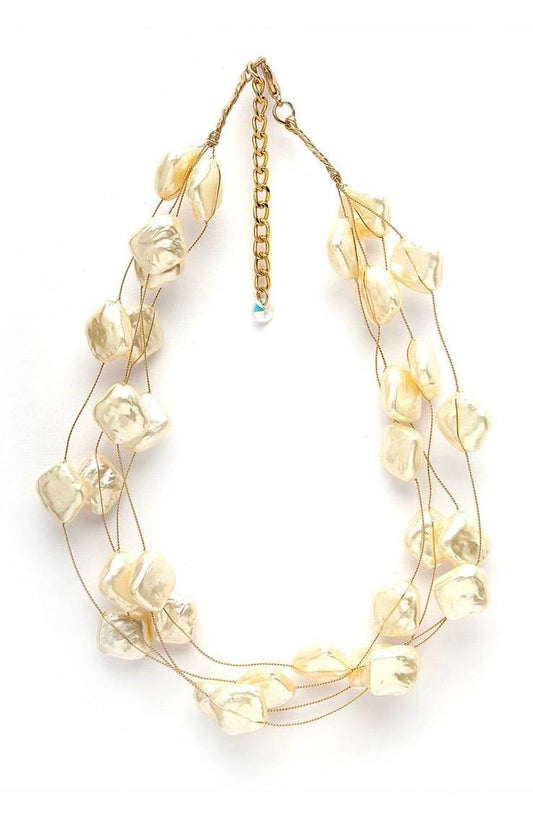 Ivory Dusk 3-Layer Choker