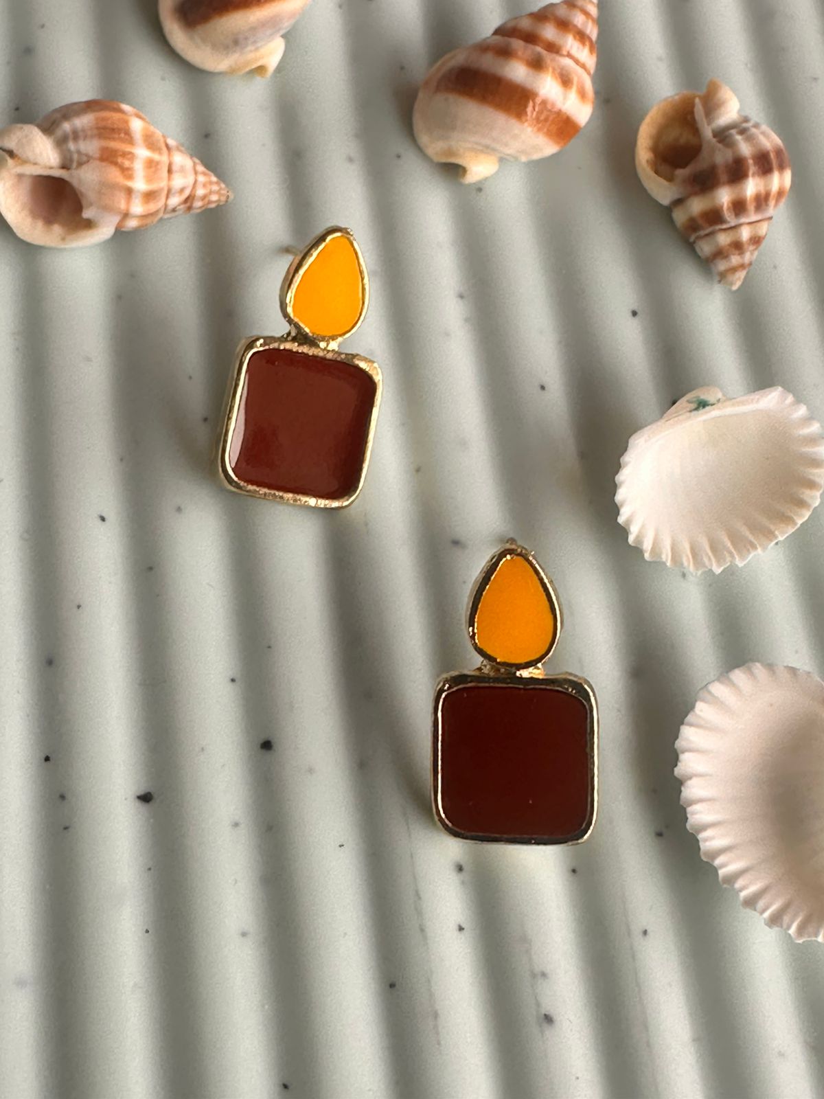 Sunset Glow Studs