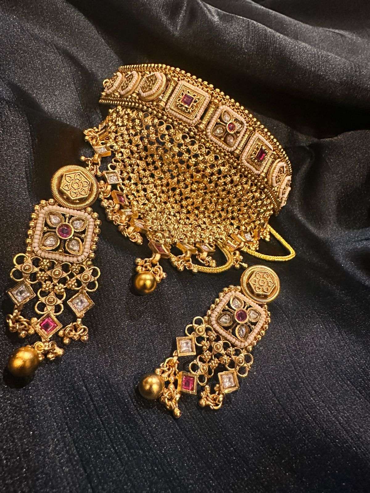 Maharani Heritage Choker – Temple Gold Finish