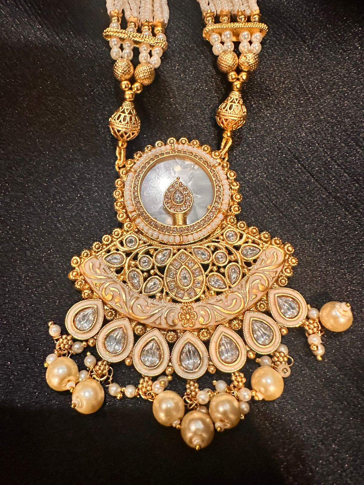 Divya Jyoti Kundan Pearl Necklace