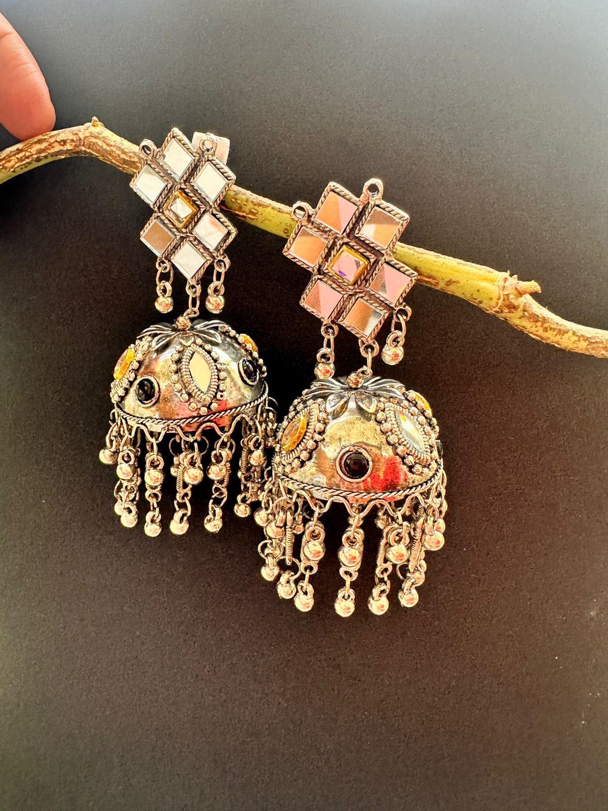 Anouka Mirror Dome Jhumki
