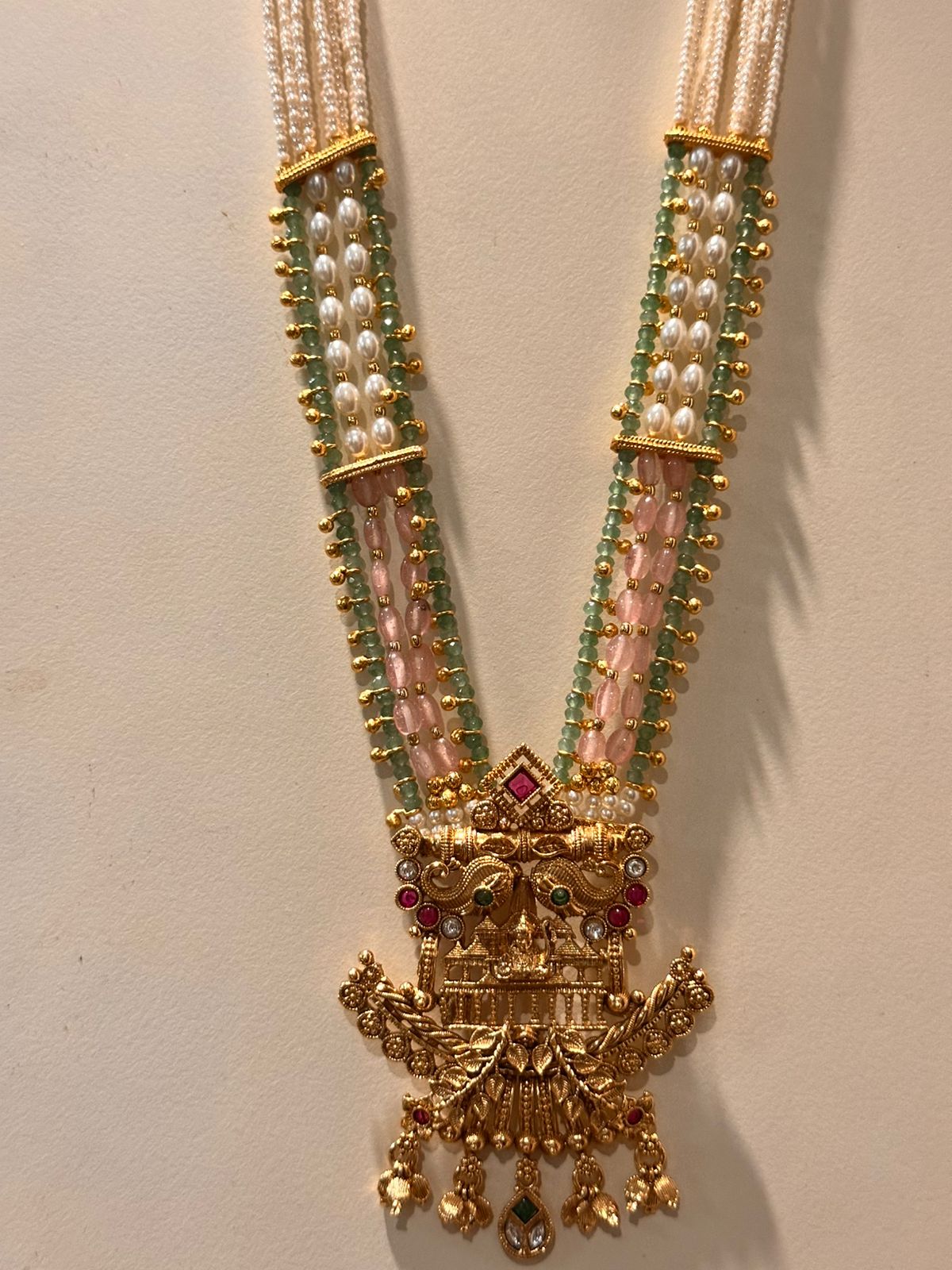 Ayodhya Grace Temple Necklace – Ram Mandir Edition