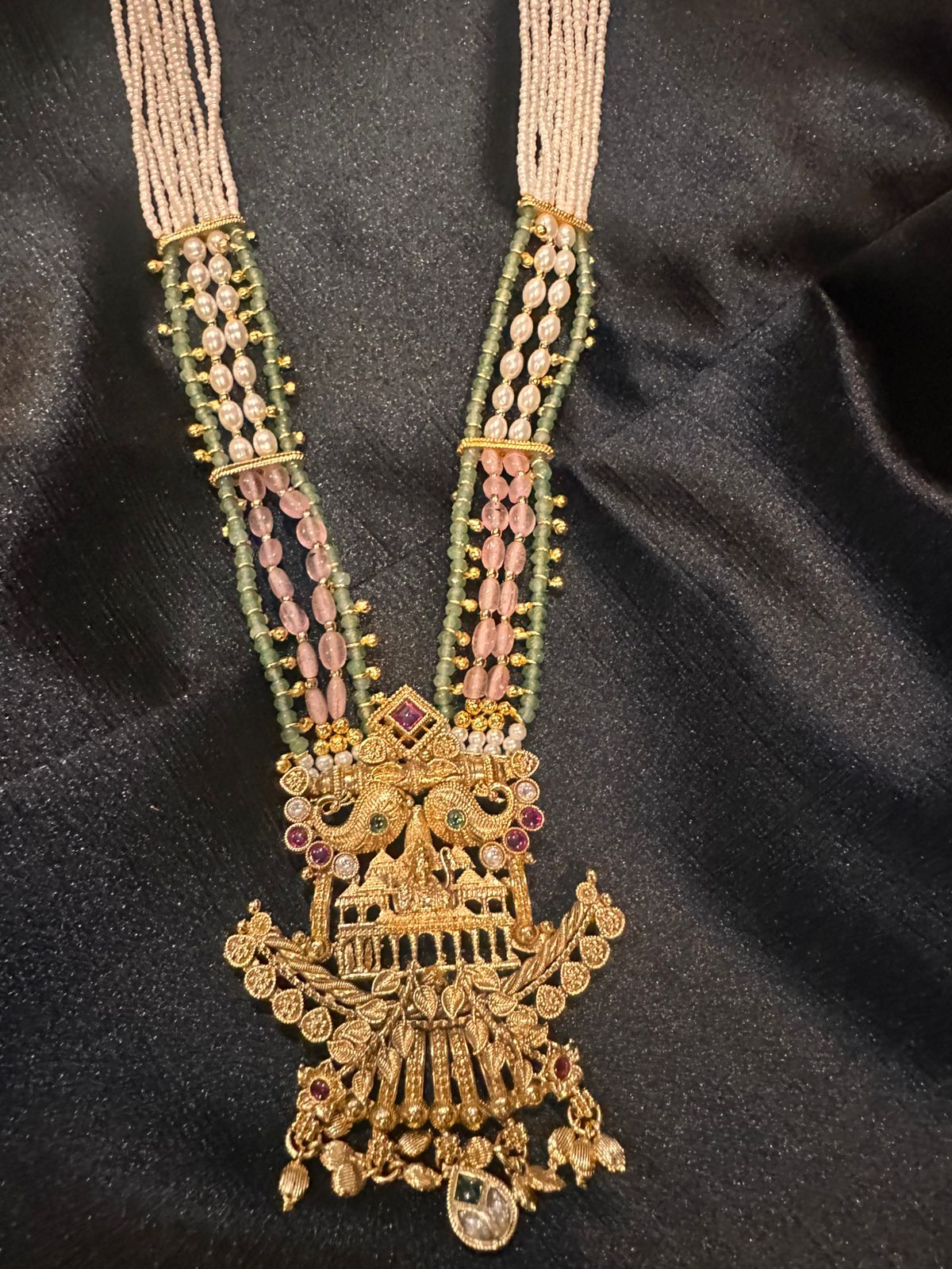 Ayodhya Grace Temple Necklace – Ram Mandir Edition