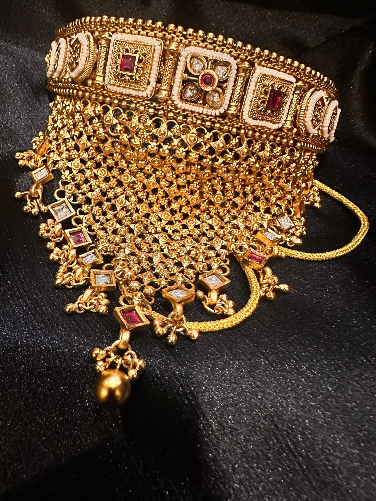 Maharani Heritage Choker – Temple Gold Finish