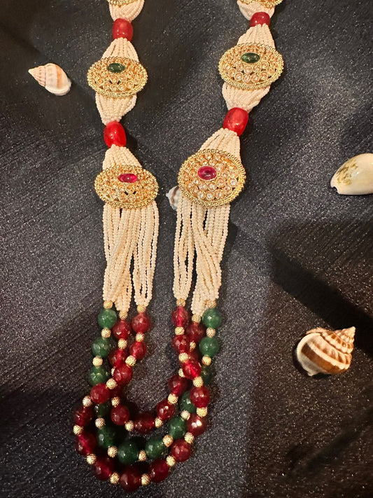 Rajkumari Pearl & Beads Necklace