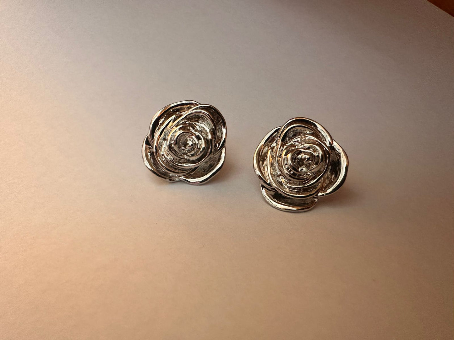 Silver Bloom Studs