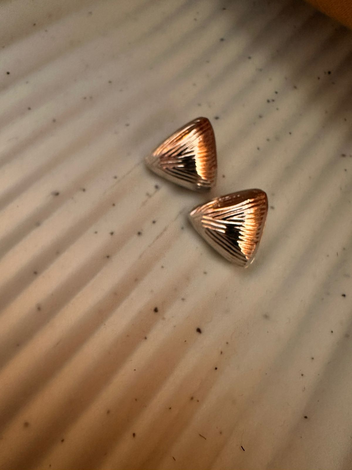 Silver Prism Studs