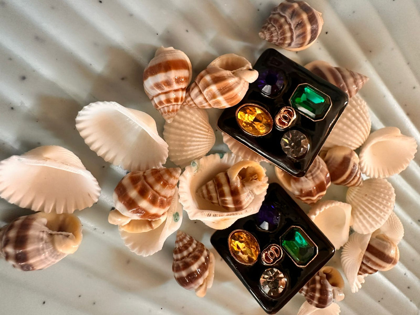 Coastal Royalty Gem Studs