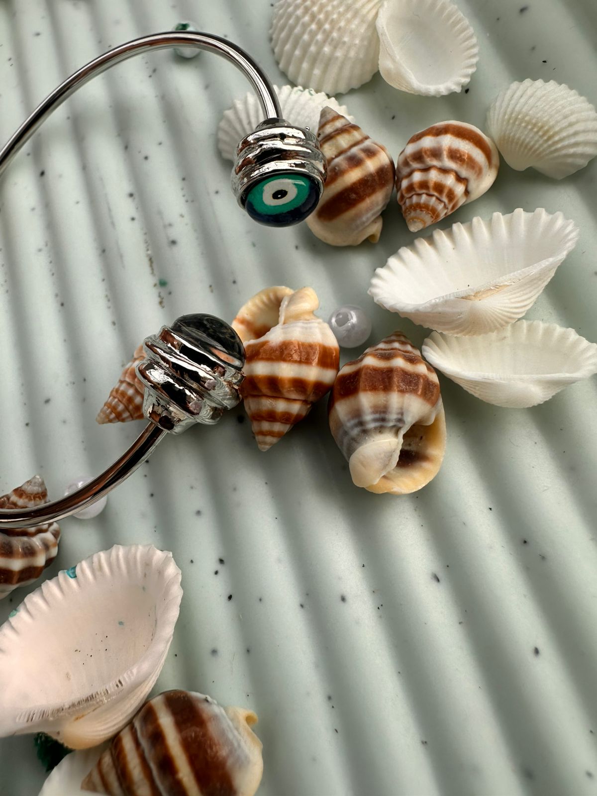 Twin Eye Edge Cuff Bracelet