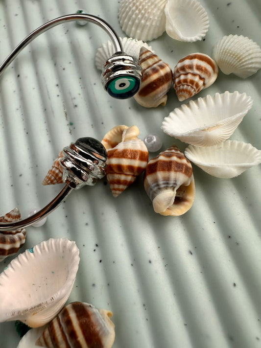 Twin Eye Edge Cuff Bracelet