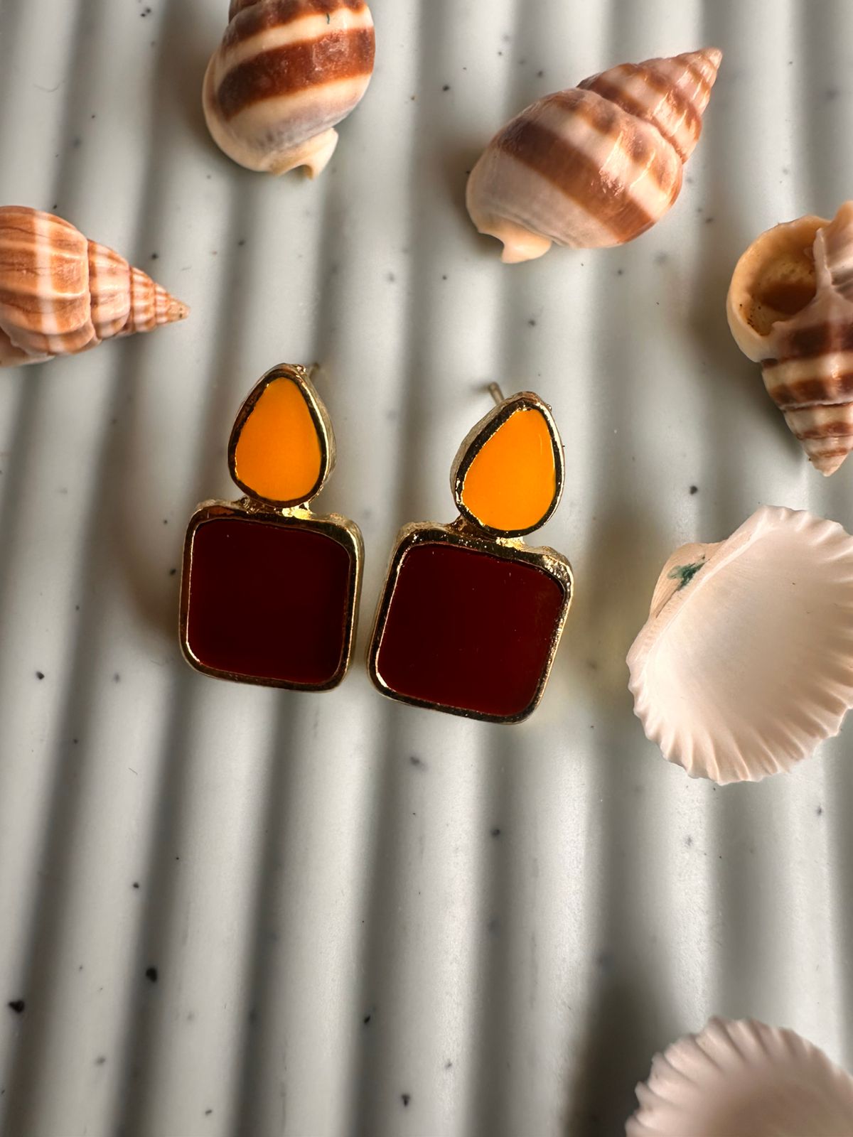 Sunset Glow Studs