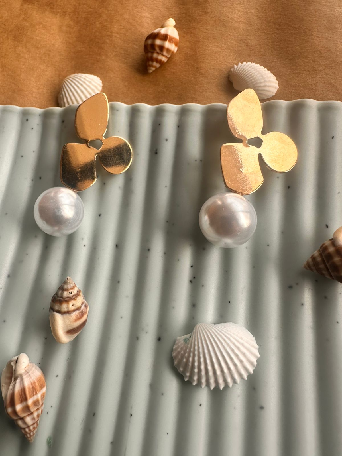 Golden Bloom Pearl Drops