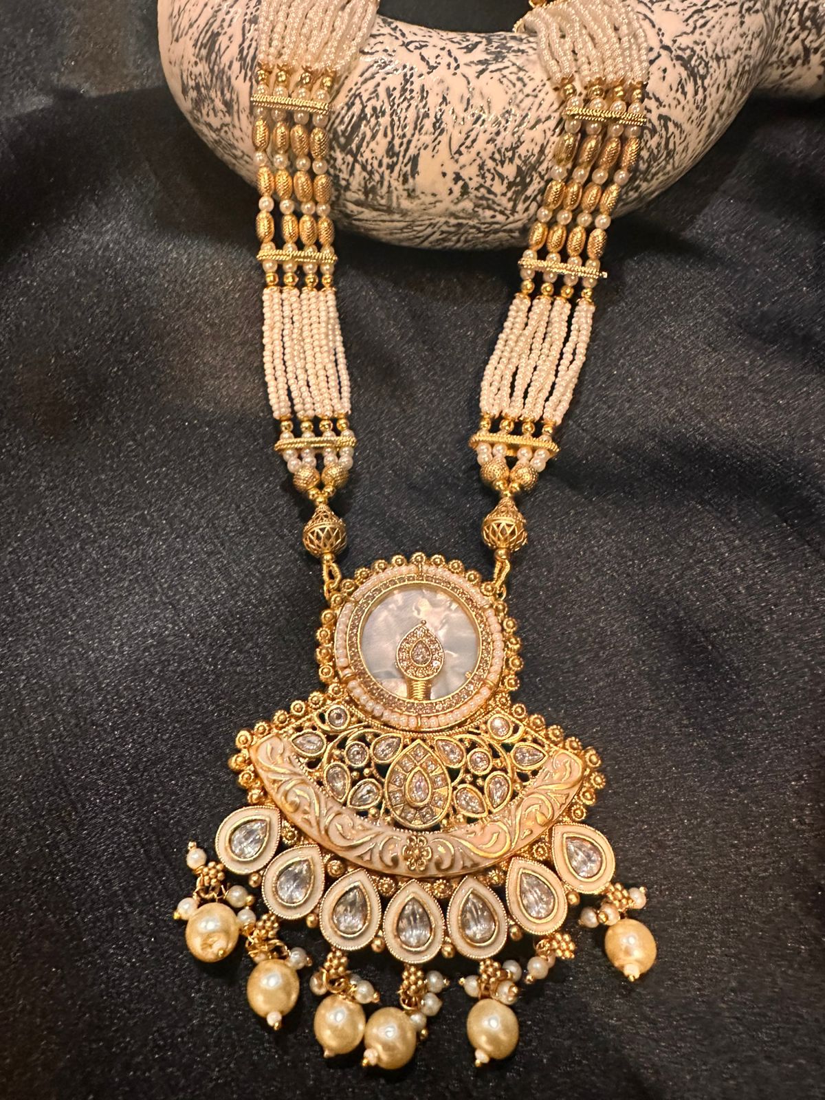 Divya Jyoti Kundan Pearl Necklace