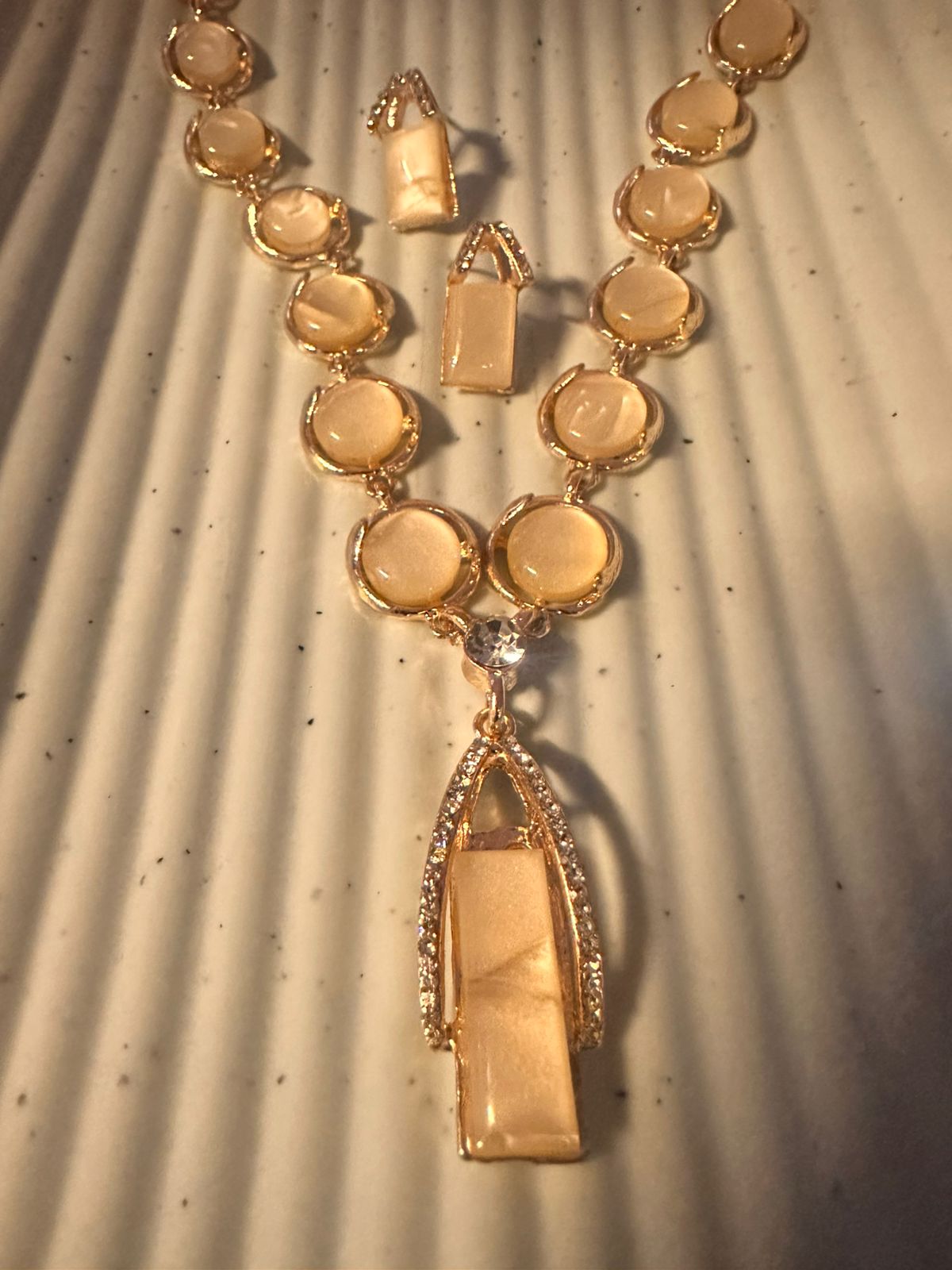 Champagne Radiance Luxe Necklace Set